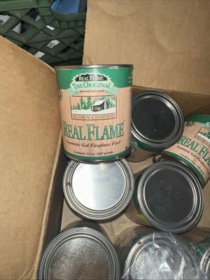 6X Real Flame The Original Jensen 13oz Nontoxic Crackling Fireplace Fuel