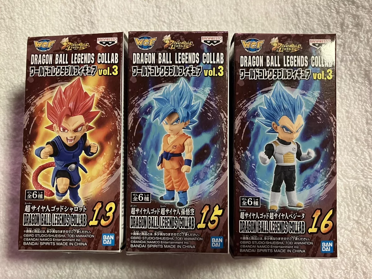 WCF Dragon Ball Legends Collab Super Saiyan God Blue Vegeta Goku & Red  Shallot