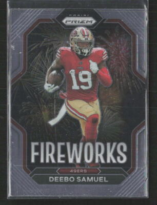 2022 Panini Prizm #F-17 Deebo Samuel Fireworks San Francisco 49ers (Q)