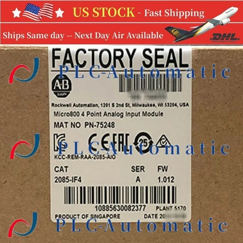 new Allen-Bradley 2085-IF4 4 Point Analog Input Module Factoey Sealed