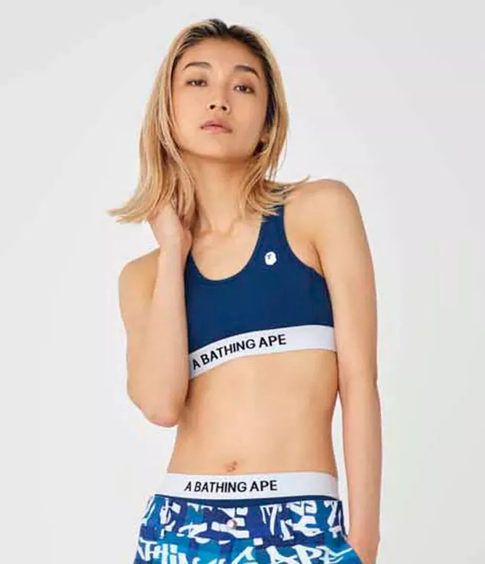 A BATHING APE Ladies' A BATHING APE SPORT BRA BIKER SHORTS SET