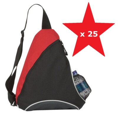 red college bag