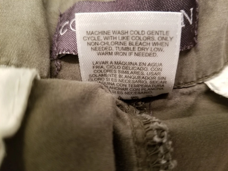 Pantalones para mujer Covington talla 14 gris verdoso Foto 3 de 4