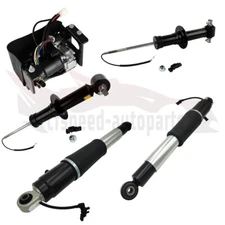 5X Rear Front Air Suspension Shock & Compressor For Cadillac Escalade 2015-2019