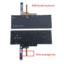 New RGB Backlit keyboard for MSI Pulse 15 B13VGK Pulse 15 B13VFK (MS-1585) US