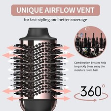 Blow Dryer Hair Straightener Brush in One Upgraded 4 in 1 Hair Dryer and Styler