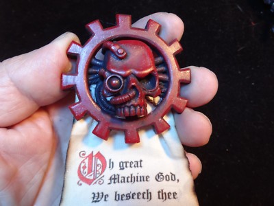 Adeptus Mechanicus scroll (Red)