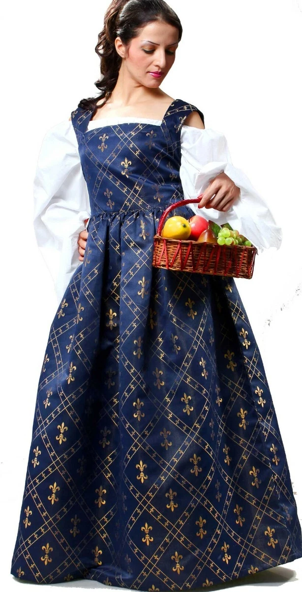 Cotton Blend Blue Dress Medieval and Renaissance Costumes for sale | eBay Cotton Blend Blue Dress Medieval and Renaissance Costumes for sale | eBay