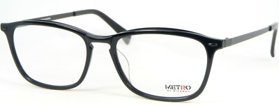 METRO by Ricardo Sweden JACKSON 1 C.1 BLACK EYEGLASSES GLASSES FRAME 53-17-140mm