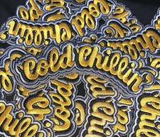 Cold Chillin' logo Patch - 90's old school hip hop biz markie juice crew 80s rap