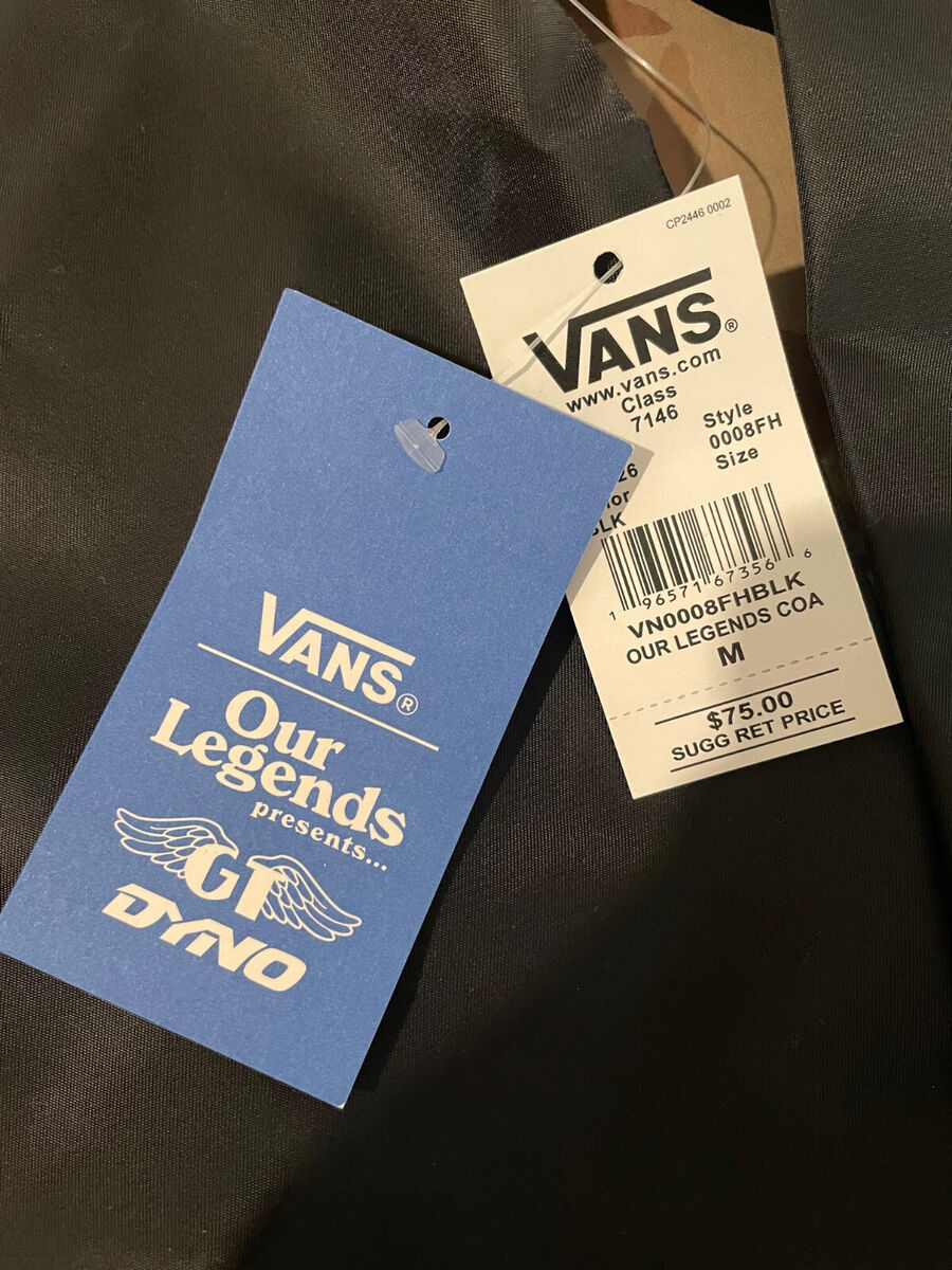 Vans X Our Legends GT Coaches Jacket Sz M Black New Rare | eBay Vans X Our Legends GT Coaches Jacket Sz M Black New Rare | eBay