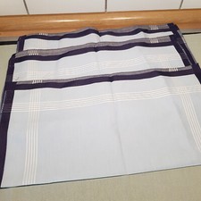 3x Stofftaschentuch Taschentuch blau * Vintage
