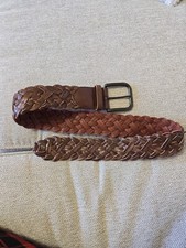 GAP Womens DARK BROWN GENUINE LEATHER BELT SIZE XS Vintage Classic Great Shape