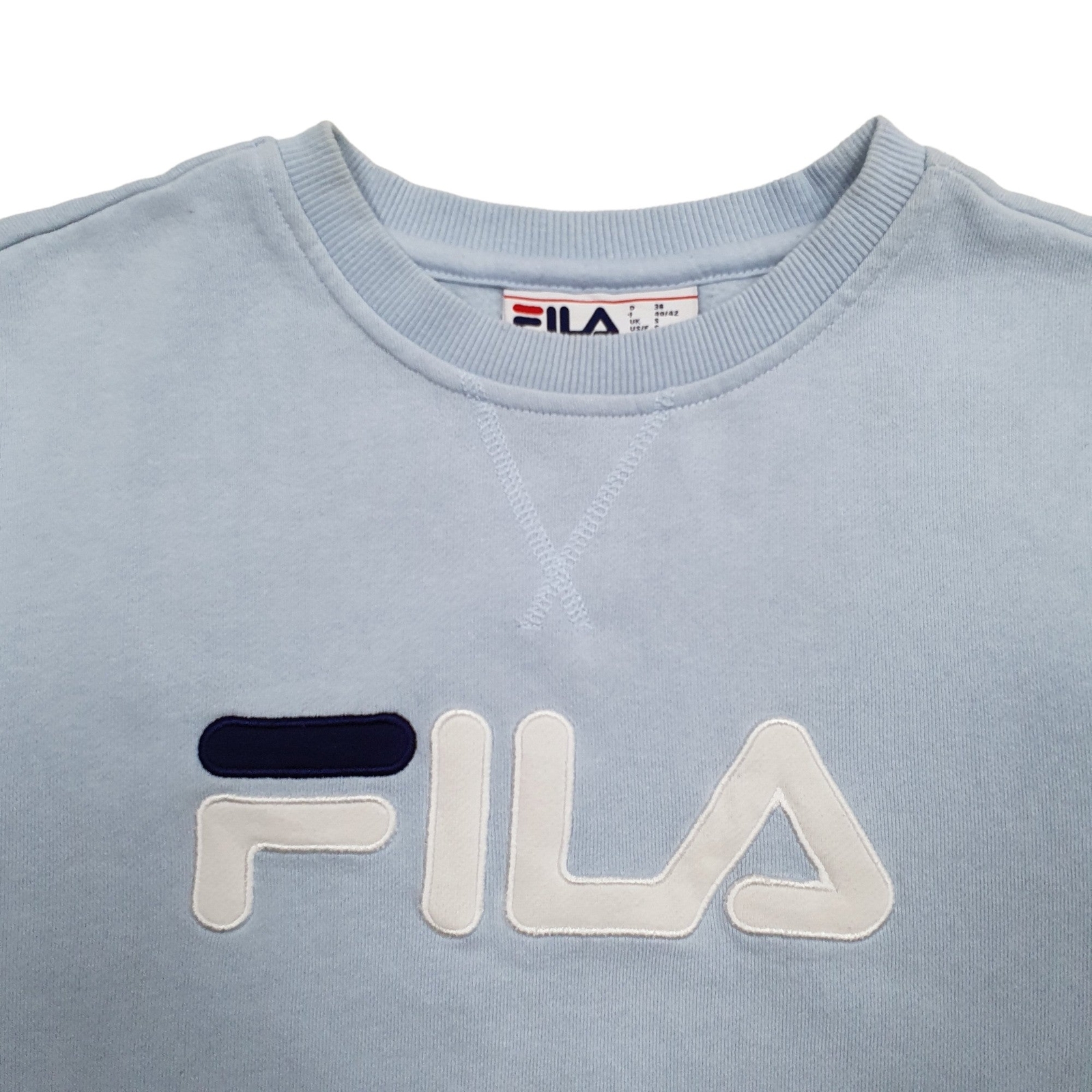 FILA Crewneck Spellout Jumper Sweatshirt Womens S image 2