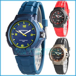 men's analog watch with backlight