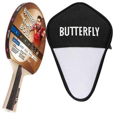 Butterfly Timo Boll Bronze 85011 Tischtennisschläger + Tischtennishülle | Racket