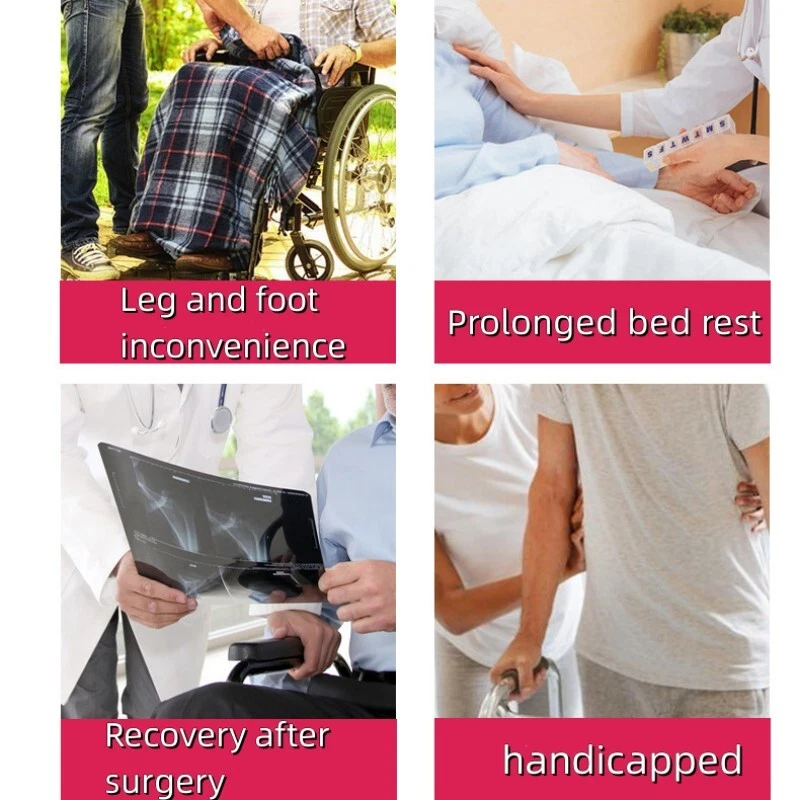 Sedia di Trasferimento per Anziani, Sedia Comoda con Ruote, Sedia con WC - Immagine 4 di 4