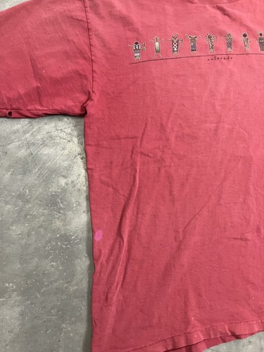 Camiseta vintage de los años 90 Colorado Sun Faded Distressed Singlestitch - Imagen 3 de 8
