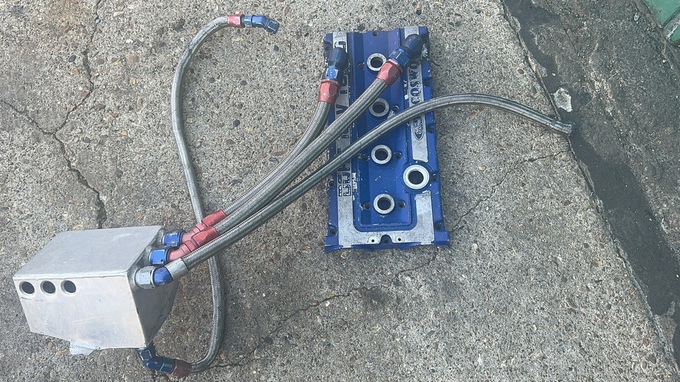 Cosworth Grp A, Oil Breather System. Cam Cover, Pipes eBay