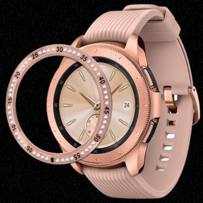 High Grade Bling Diamond Bezel Ring Cover for Samsung Gear S3 Frontier SM-R760N