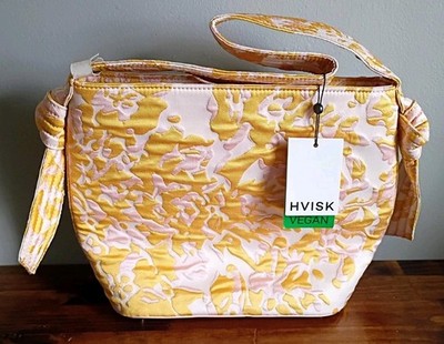 HVISK Eliv Saville Purse / Bag Sunkissed Yellow | Vegan and Eco-Friendly   NWT