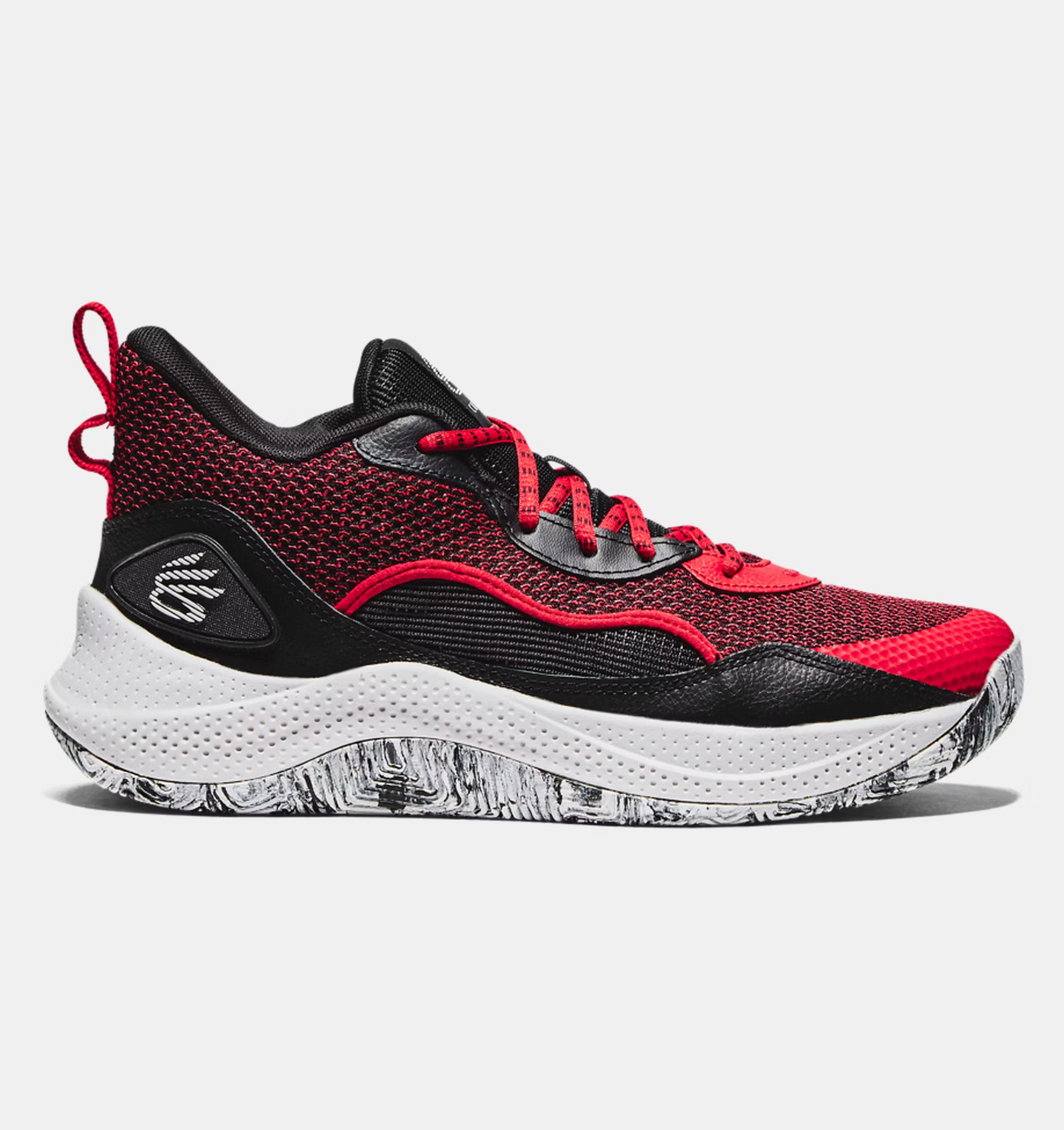 UA Curry 3Zer0 24 (3027626-003) "Black/Red/White" Men's Bask