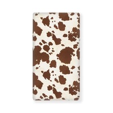 Cow Print Baby Crib Sheets Neutral Breathable Bedding Sets for Cribs Fitted R...