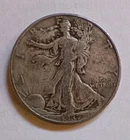 1937 D Walking Liberty Half Dollar Coin 90% Silver