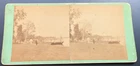 1871 Stereoview Card-ROCKFORD ILL Sinnissippi Park near Lake-J H Wakeman