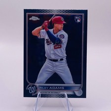 Riley Adams 2022 Topps Chrome #103 Washington Nationals Rookie Card MLB. rookie card picture