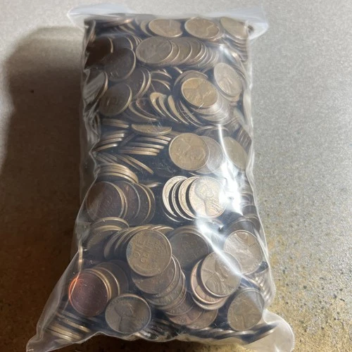 1000 Wheat Pennie’s From 1909-1950’s