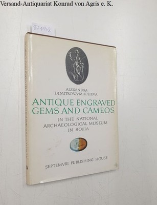 Antique engraved gems and cameos in the National Archeological Museum in Sofia. 