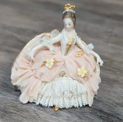 Victorian Woman Figurine In Occupied Japan Collectibles for sale