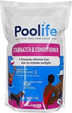 Poolife Stabilizer and Conditioner 4 lb Powder Prevents Chlorine Loss bySunlight