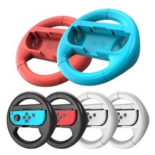 Image of 2PCS Switch Racing Steering Wheels for Nintendo Joy-Con Mario Kart Wheel UK