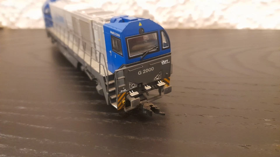 Treno Mehano Locomotiva Diesel G2000 Blue Vossloh Scala H0 Con Decoder - Imagen 4 de 4