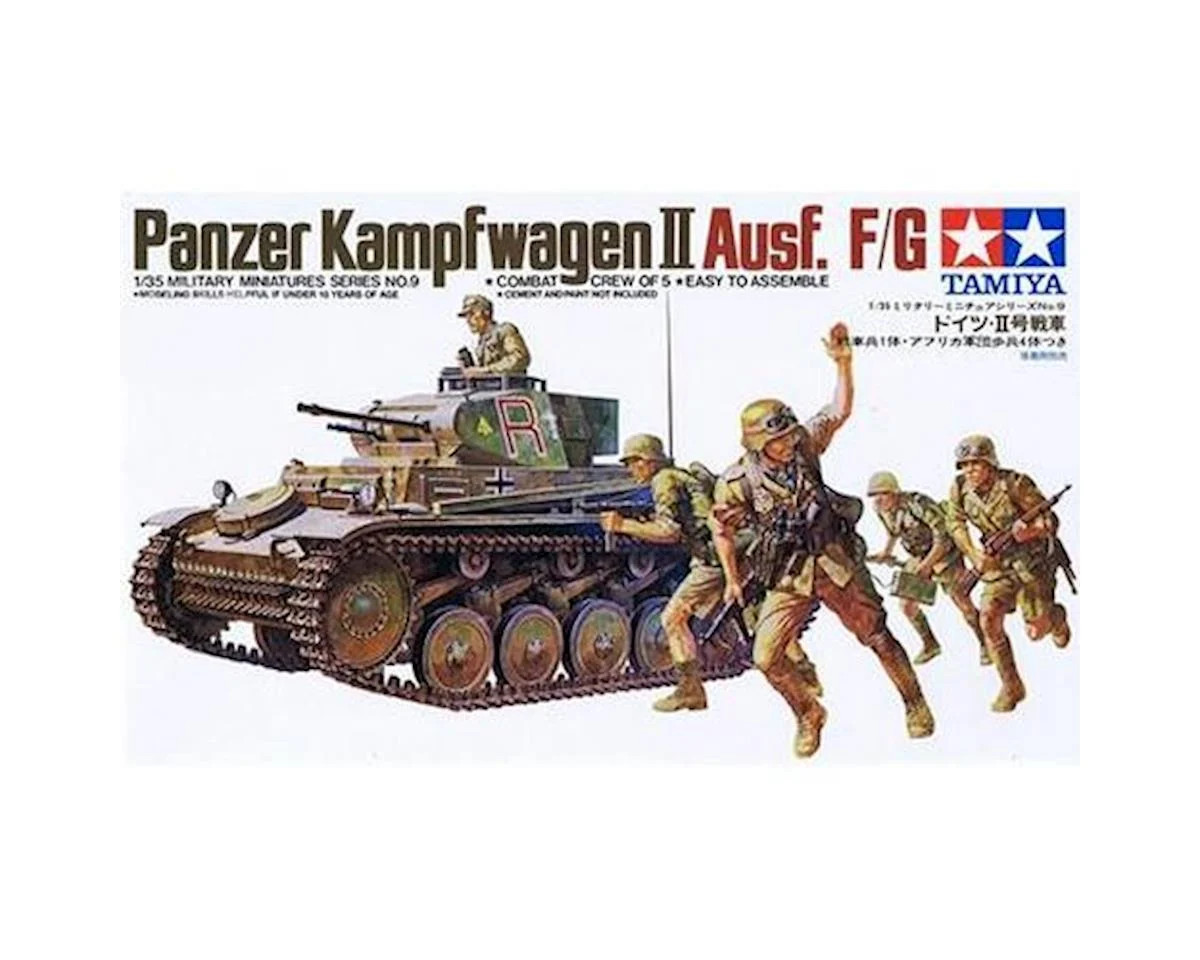 Tamiya 1/35 German PZKPFW II Tank Model Kit [TAM35009]
