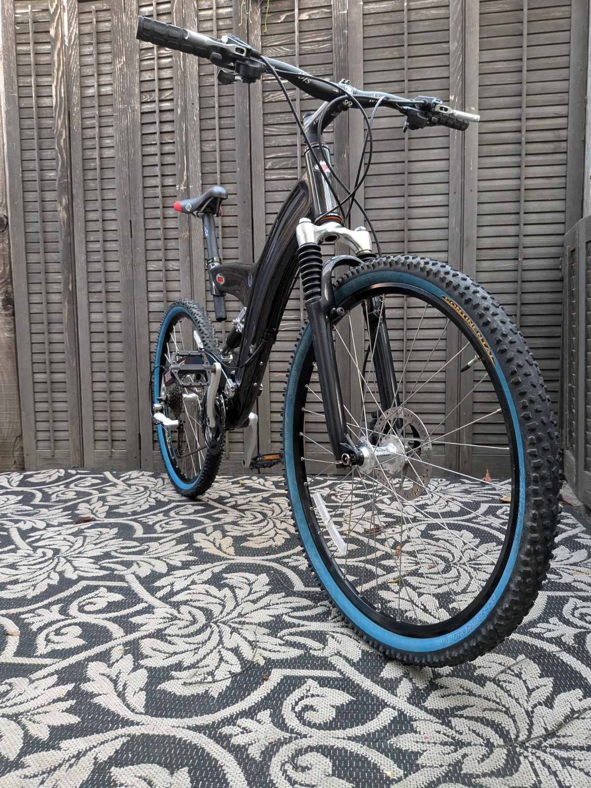 (Used) EPX Terra Shark Carbon Fiber Full Suspension Cross Country Vintage Mountain Bike (750.00 USD) (Used) EPX Terra Shark Carbon Fiber Full Suspension Cross Country Vintage Mountain Bike (750.00 USD)
