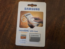 Samsung Evo 64GB Class 10 Micro SD Memory Card with SD Adapter MB-MP64DA / AM 