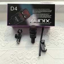US Audix D4 Dynamic Microphone free shipping