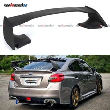 For 2015-2021 Subaru Wrx Wrx Sti Sedan Matte Black Rear Trunk Spoiler Wing Lip