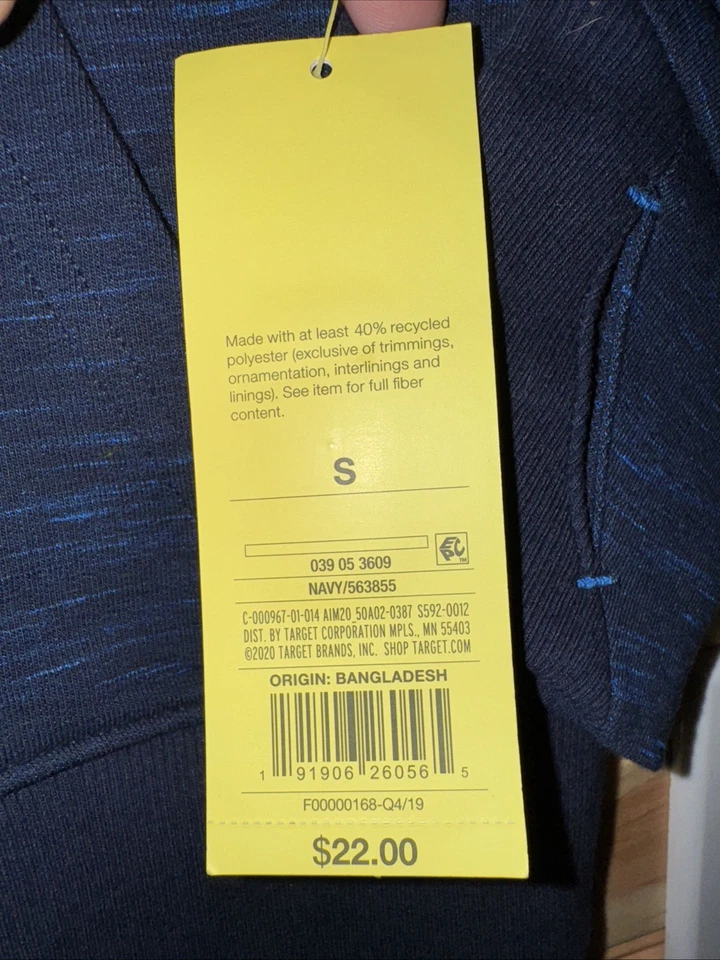 Sudadera con capucha All In Motion azul cremallera completa para niños talla S 6/7 Target nueva con etiquetas Foto 4 de 4