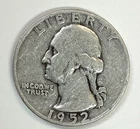 1952-D Washington Quarter - Free Shipping