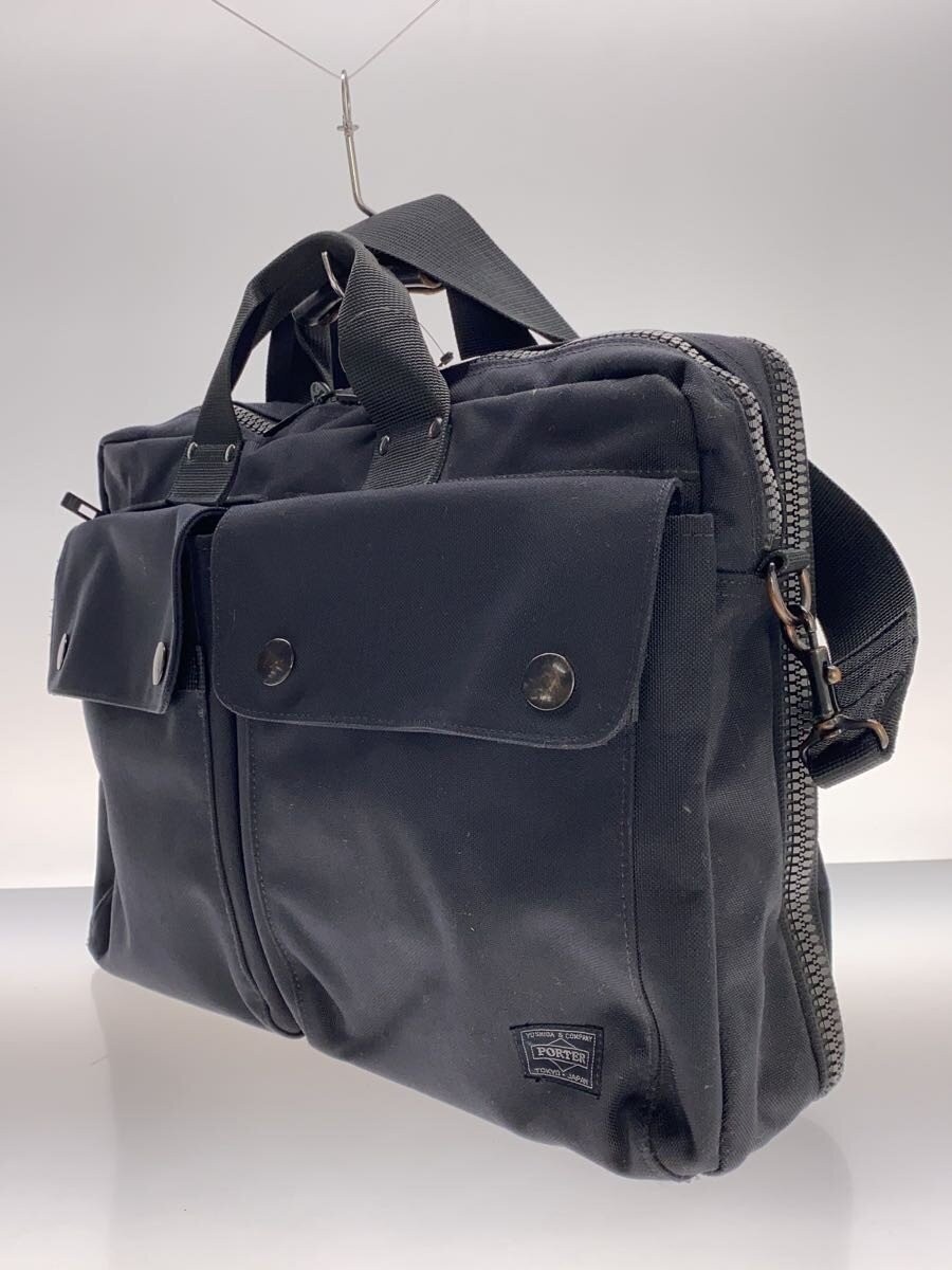 PORTER Briefcase Polyester Black Solid from Japan - image 1
