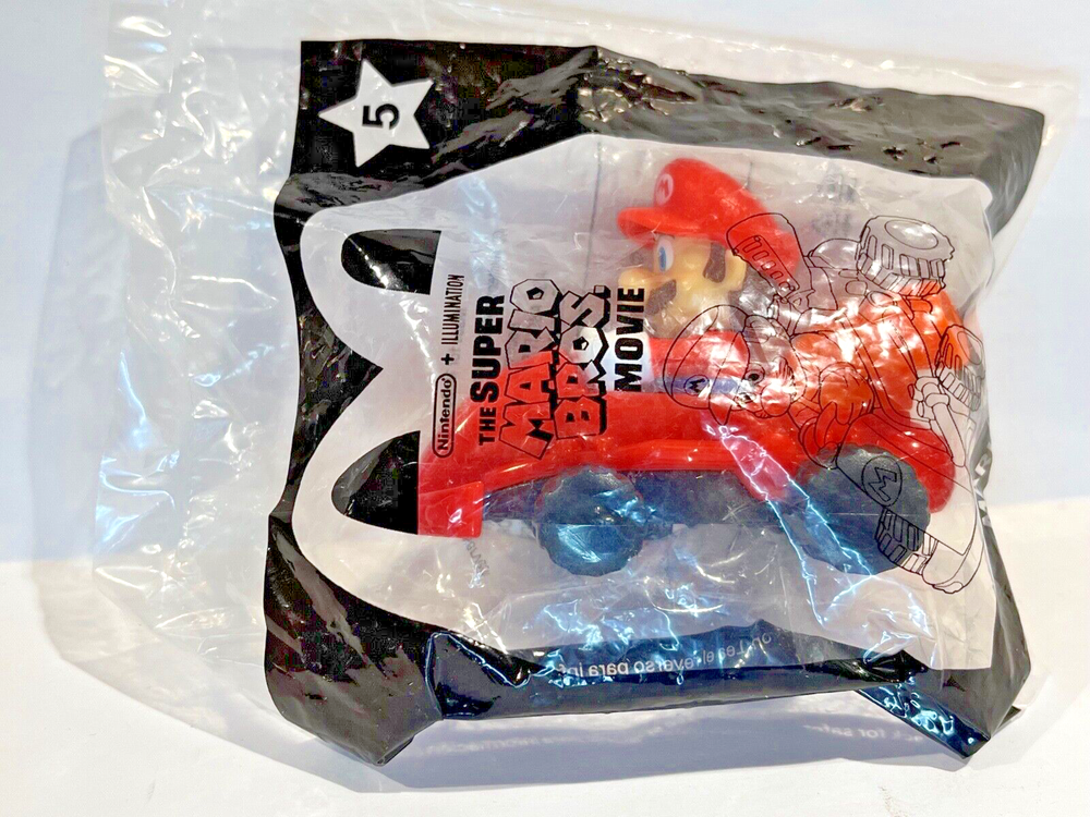 2022 McDonald's Happy Meal Super Mario Bros Movie Mario Kart Toy Sealed