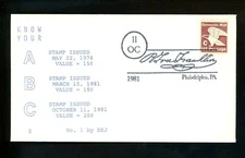 US FDC #1946 EEJ / Jakel / LGS 1981 Philadelphia PA C & Eagle 1st Unofficial 