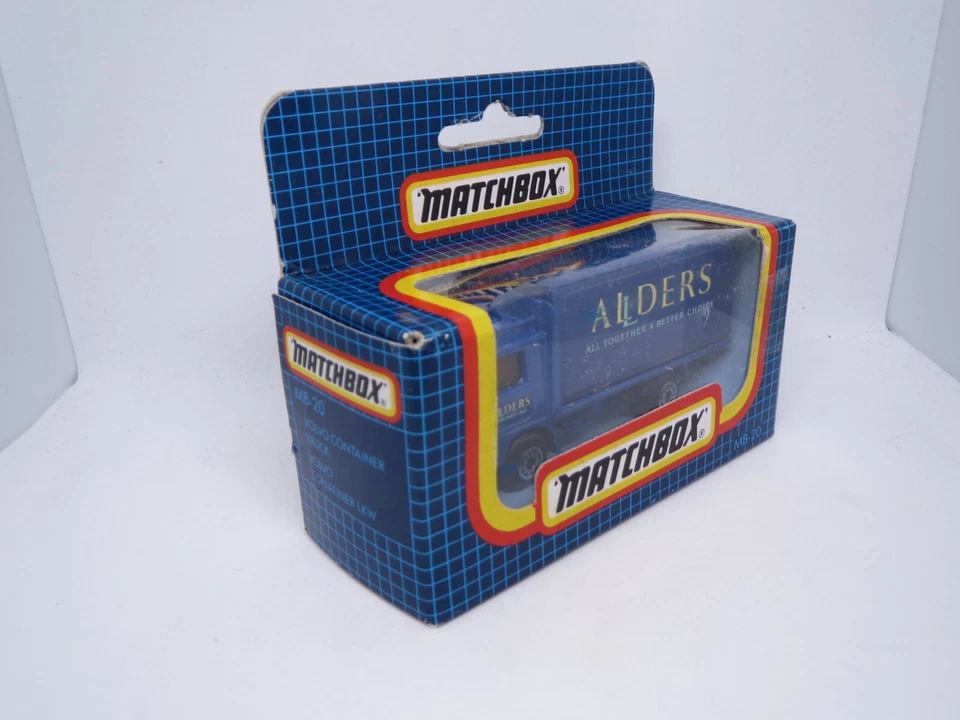 Matchbox VOLVO CONTAINER TRUCK F10 1989 UK Promo ALLDERS MIB Vintage Superfast - Image 2 of 4