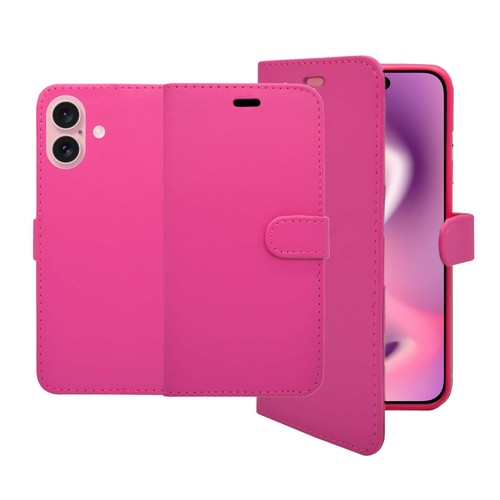 For Apple iPhone 16 Plus Phone Case Wallet Flip PU Leather Card Slot Pouch Cover - Picture 50 of 72