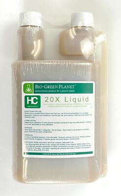 Bio Green Planet Hydrocarbon Microbes 20X Liquid 1 Quart