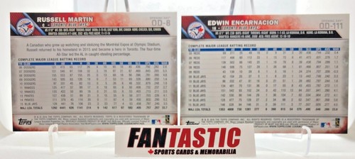2016 Topps Opening Day Toronto Blue Jays YOU PICK - Picture 2 of 2